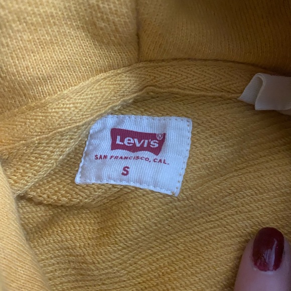 🤍3/35 Levi’s yellow hoodie - Picture 2 of 2